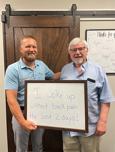 Chiropractor Fargo ND Jared Nichols With Patient Testimonial